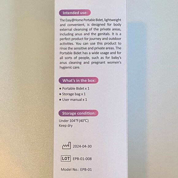 Handheld Bidet brand new, unopened - Picture 3 of 7